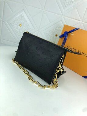 Louis Vuitton Lambskin Coussin Black Shoulder bags
